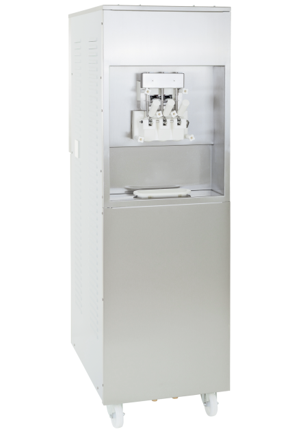 IceTeam1927 Soft Ice Cream Machine – 603 REVERSE Floor Standing Double Flavor Self-Service