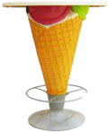 SG042 – Ice Cream Table with Fiberglass Top