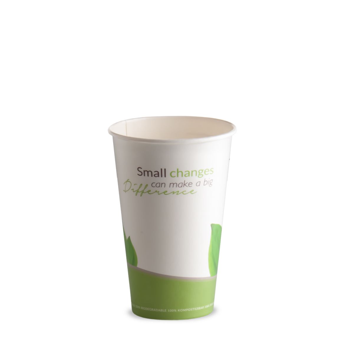 COMPOSTABLE PAPER CUP 500 ml PAP-PLA MATT HAVANA