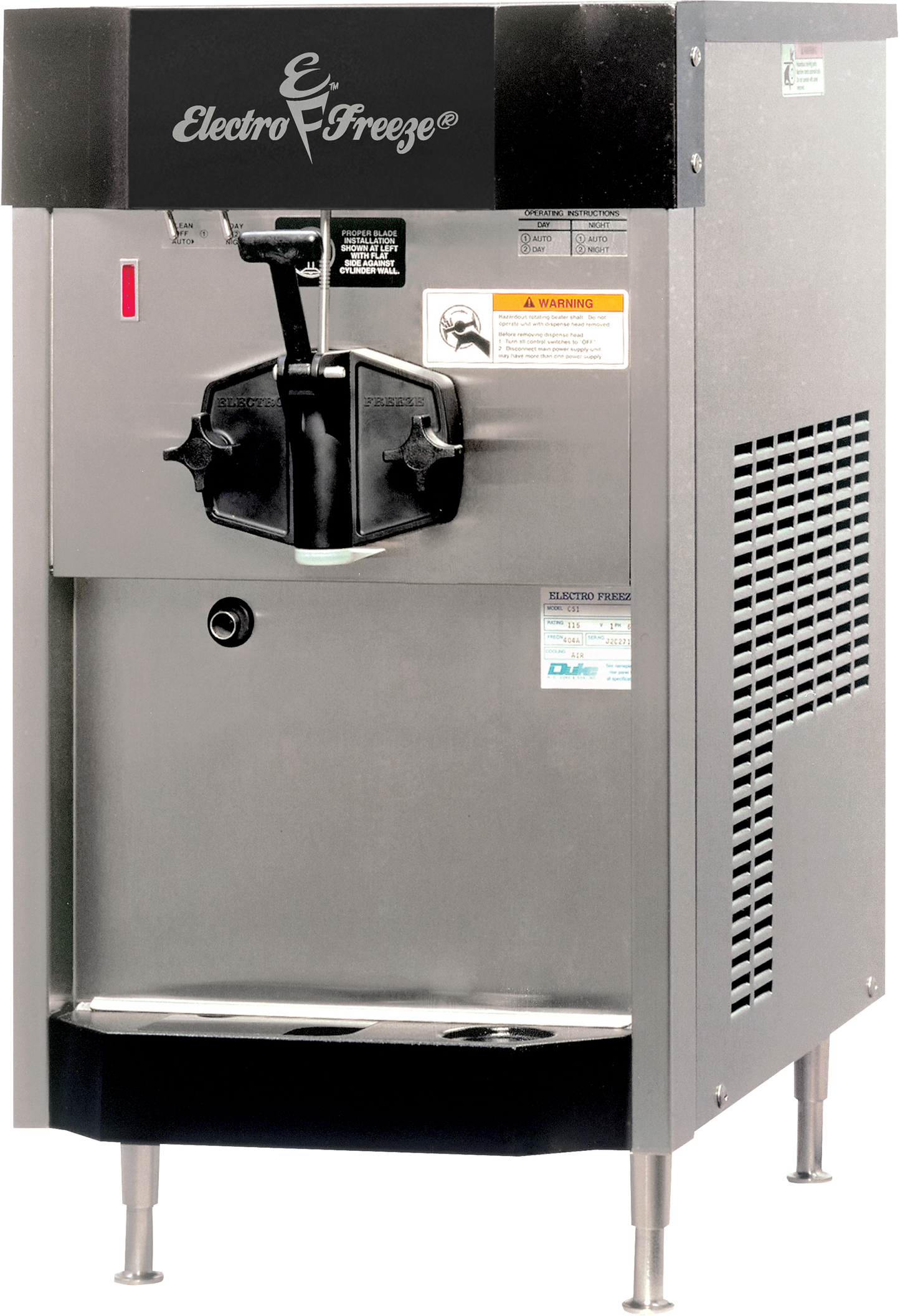 Electro Freeze CS4 - Countertop Gravity Single Flavor Soft Serve Freezer